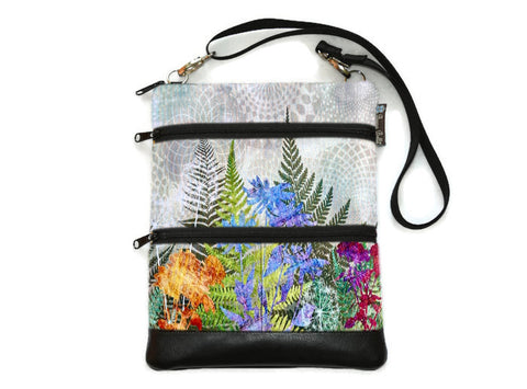 SMALL SIZE Travel Bags Crossbody Purse - A1 Cross Body - Faux Leather - Tablet Purse - FernTastic