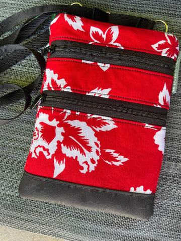 ELLA BELLA (SMALLEST) Travel Bags Crossbody Purse - Cross Body - Faux Leather  - Red
