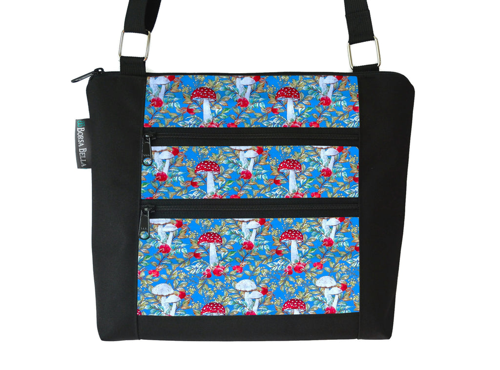 New Design - The Ariel - Mushroom Fabric with Black Sides and Back