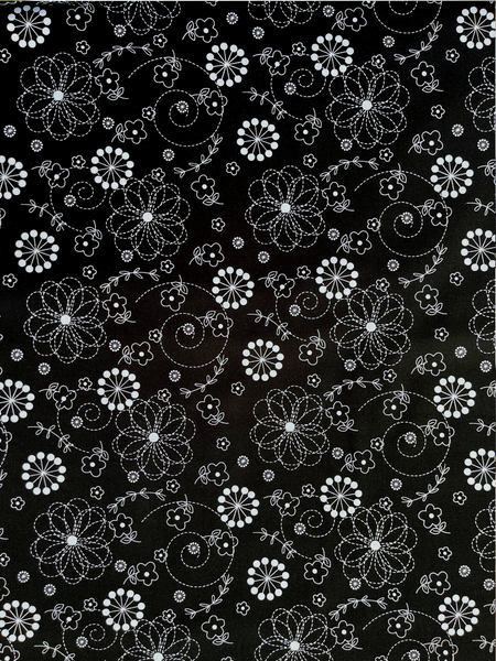 Short Zip Phone Bag - Wristlet Converts to Cross Body Purse - Black and White