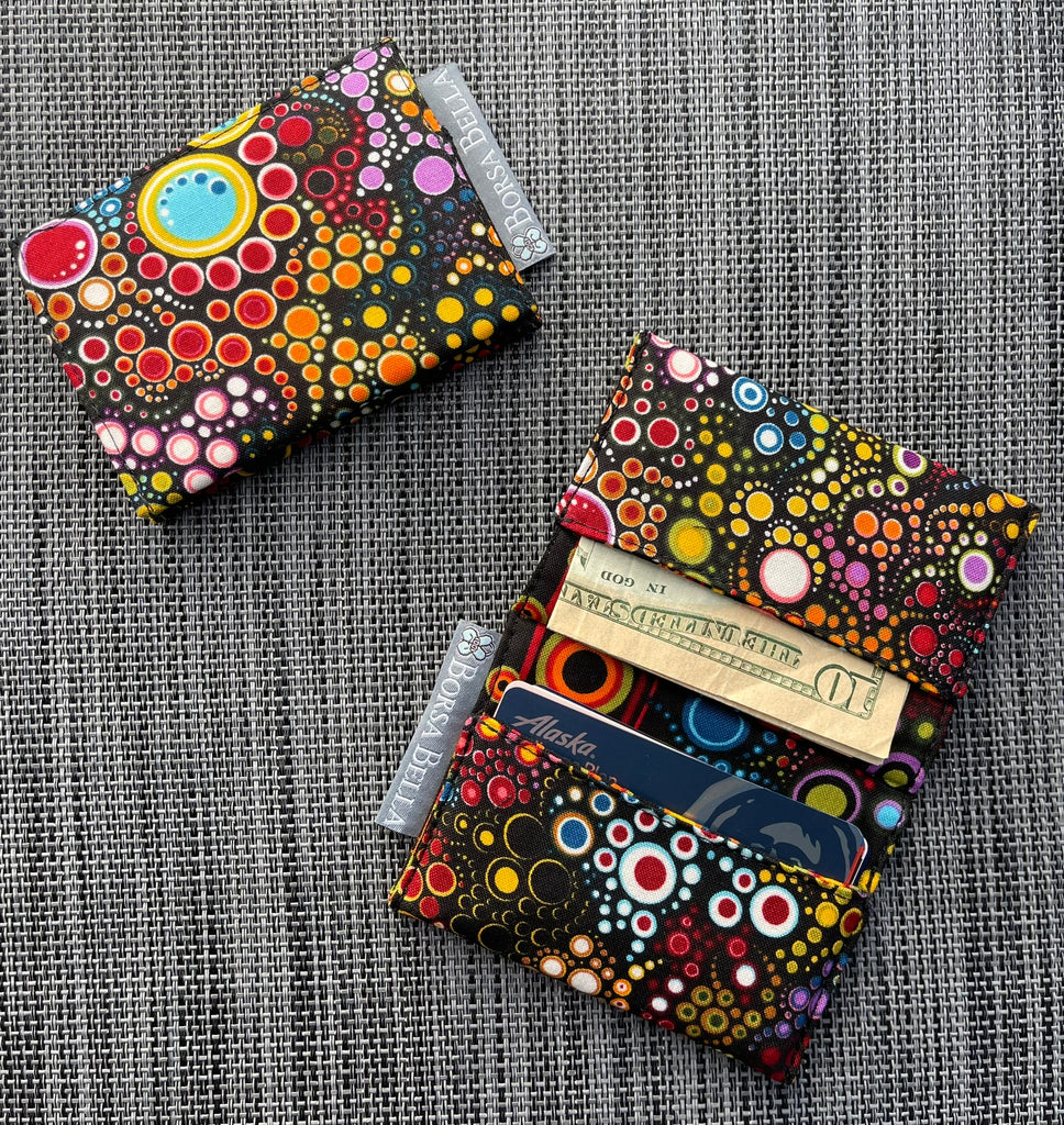 Card Holder RFID Protected - Happy Fabric