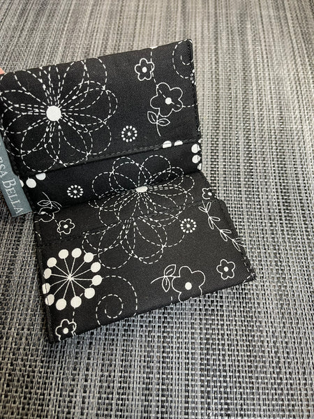 Card Holder RFID Protected - Black and White