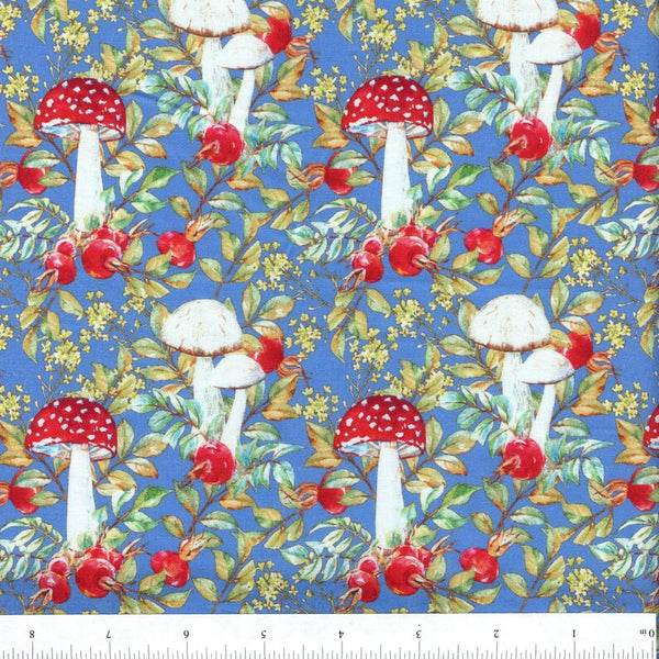 Fanny Pack or Crossbody Bag - Mushrooms Fabric