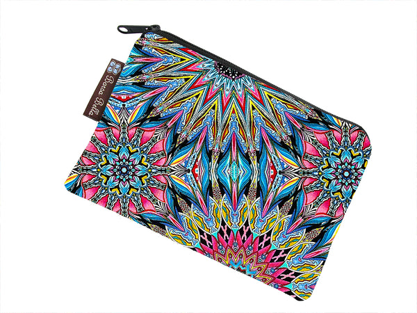 Clearance Catch All Zippered Pouch - Rio Fabric
