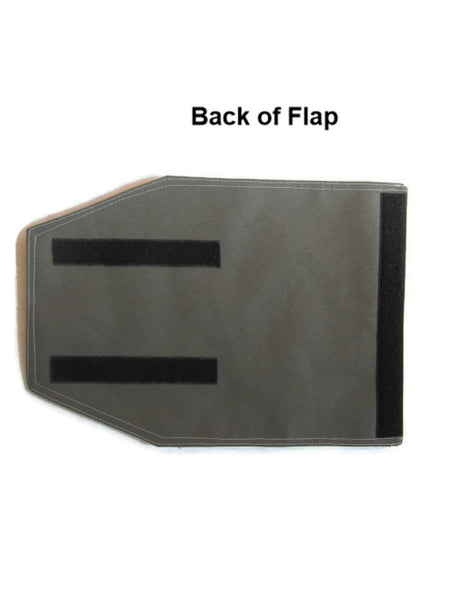 Convertible Backpack Flaps - Blue Bayou Fabric