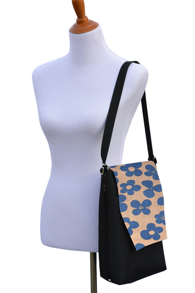 Convertible Backpack Bag -  Blue Bayou Fabric