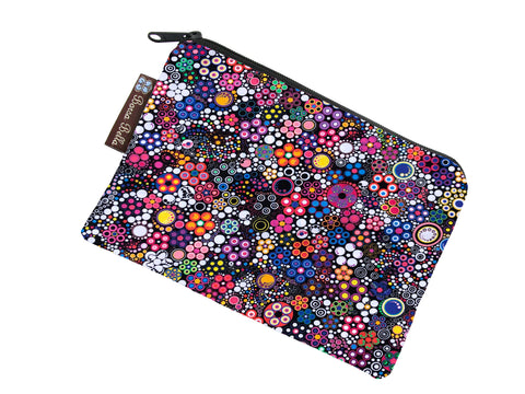 Catch All Zippered Pouch - Glorious Dots Fabric