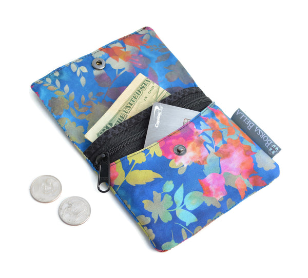 Small Slim Wallet - Light Weight - Added RFID Fabric - Amrin Fabric