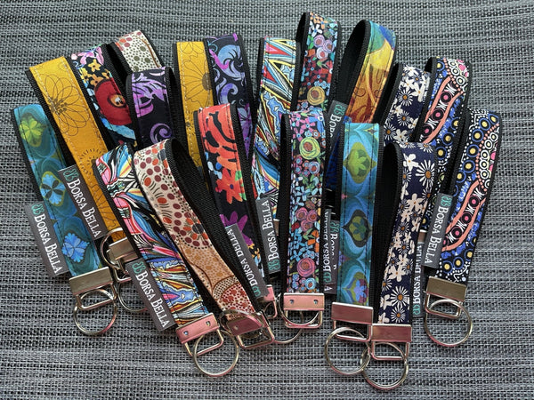 Keychain Wristlets - Rio Fabric