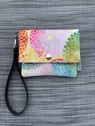 Small Slim Wallet - Light Weight - Added RFID Fabric - Halcyon Fabric