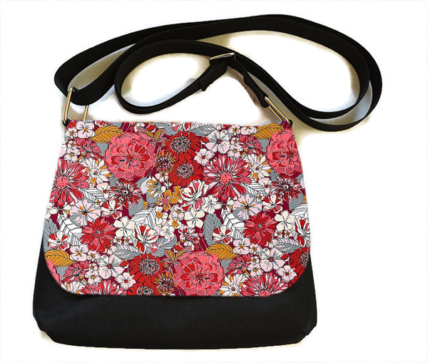 Itsy Bitsy/Bigger Bitsy Messenger Purse - Kismet Fabric