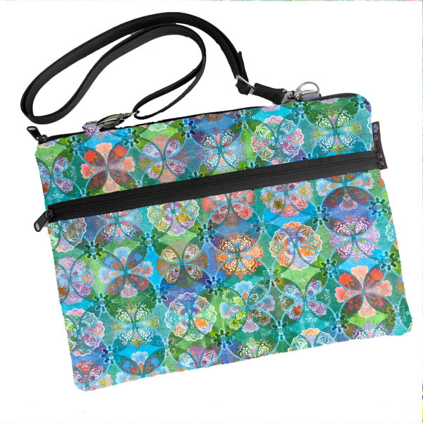 Laptop Bags - Shoulder or Cross Body - Adjustable Nylon Straps - Pastel Perfect Fabric