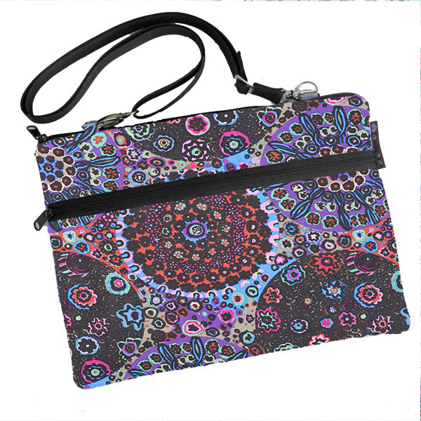 Laptop Bags - Shoulder or Cross Body - Adjustable Nylon Straps - Stary Night Fabric