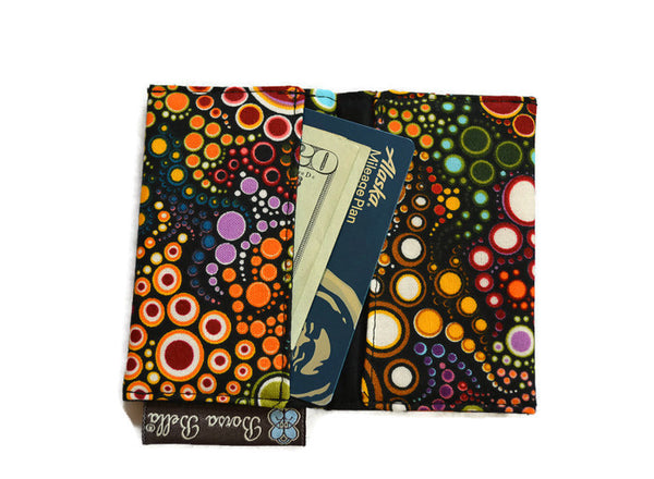 Card Holder RFID Protected -  Happy Boarder Fabric