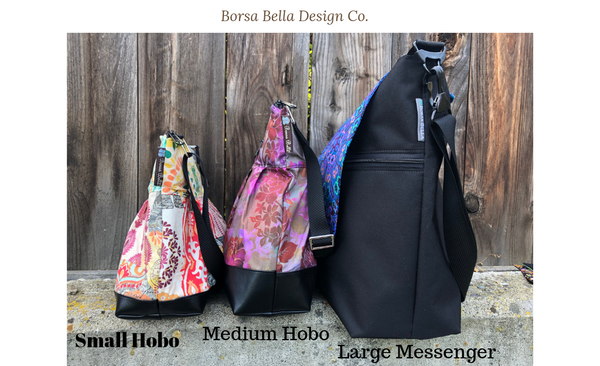 Large Messenger Bag - Verde Fabric Flap