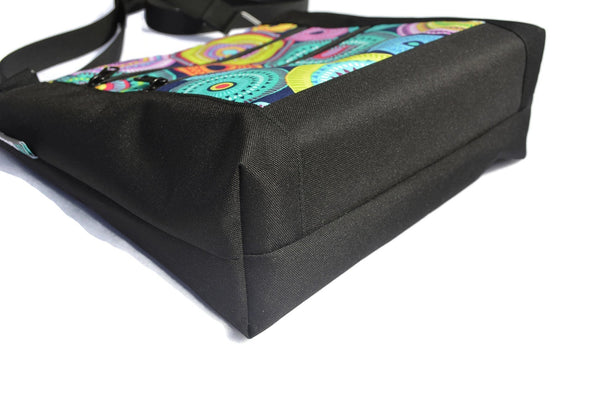 New Design - The Ariel - Cattitude Fabric with Black Sides and Back