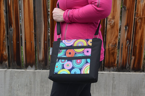 New Design - The Ariel - Dazzle Fabric with Black Sides and Back